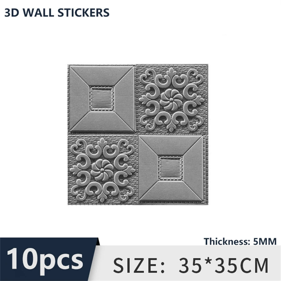 sticker mural 3d adhésif motif floral moderne jaune gris bleu clair rose marron blanc