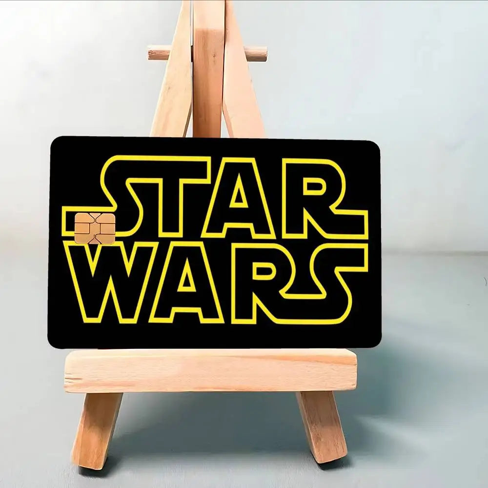 protège cartes star wars illustrations films personnages adhésifs réutilisables waterproof différentes couleurs modernes