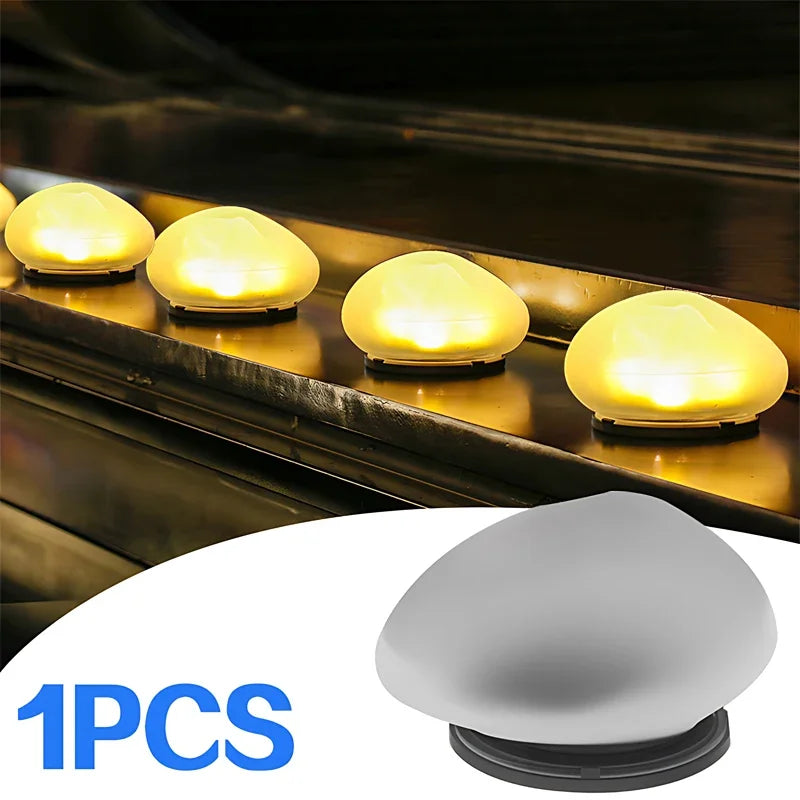 lampes solaires jardin blanc modernes autonomes ip65 led effets froissésextérieur minimalistes