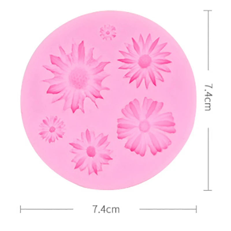 moule silicone gâteau mariage roses feuilles saint valentin chocolat bricolage