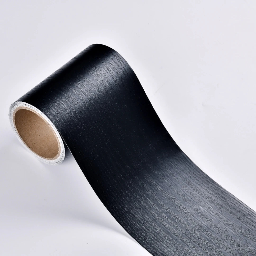 ruban autocollant texture bois moderne noir blanc gris étanche résistant l'usure mètres