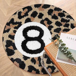 tapis léopard moderne noir beige imperméable antidérapant 120cm 100cm 150cm 80cm