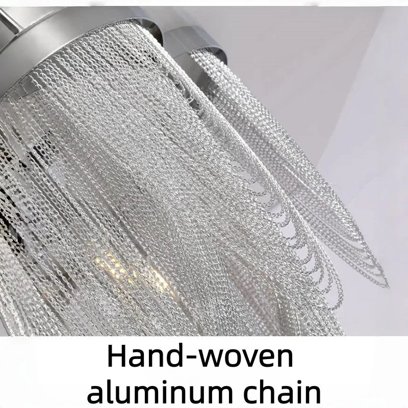 lustre moderne doré transparent tissu franges éclairage chambre salon 2000 82000lm toucher on/off 90