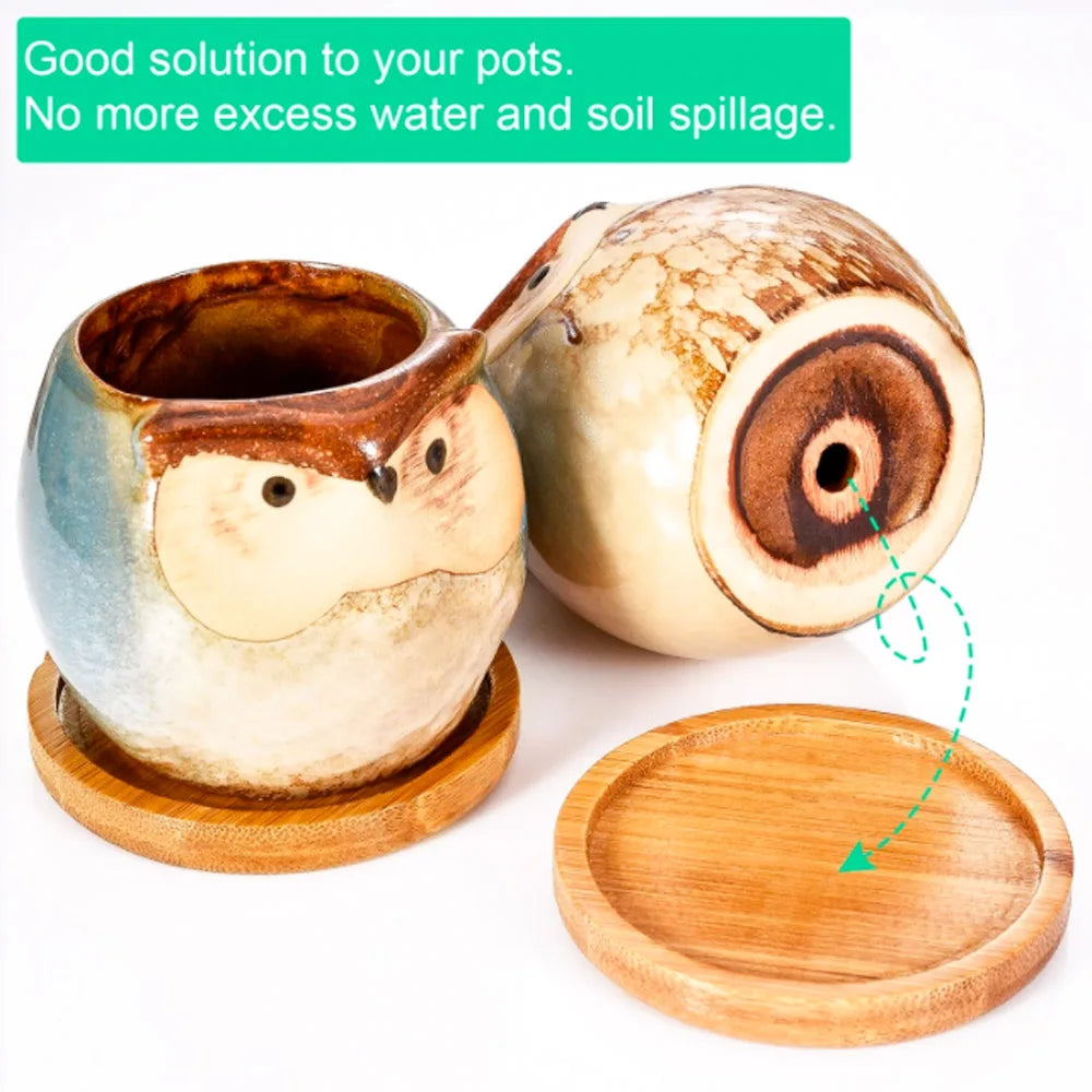 supports bambou assiettes modernes rustiques pots fleurs naturels petits grands decoration maison