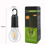 ampoule led solaire rechargeable usb filament doré transparente vintage camping nuit porte