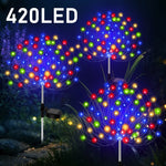 lampe solaire décorative moderne filament multicolore base solaire câble charge ip65 led jardin patio