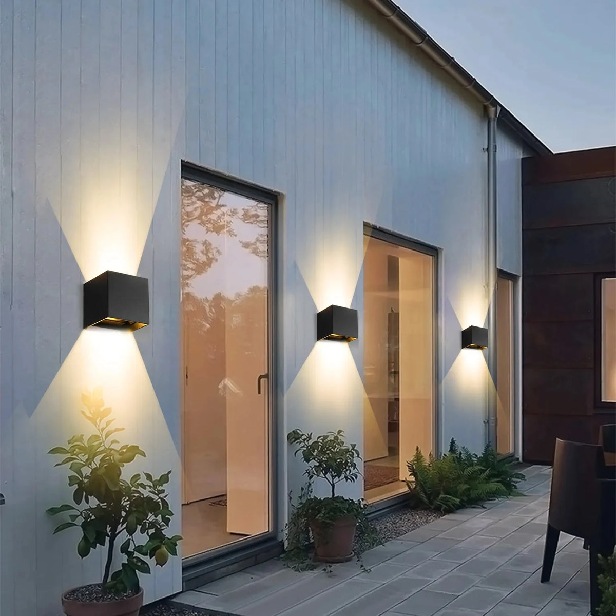 applique murale led noir blanc moderne minimaliste fixée mur contemporaine 12w dimmable 4000k