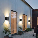 applique murale led noir blanc moderne minimaliste fixée mur contemporaine 12w dimmable 4000k