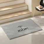 tapis moderne gris clair taches noires résistant décoloration polyester doux solintérieur