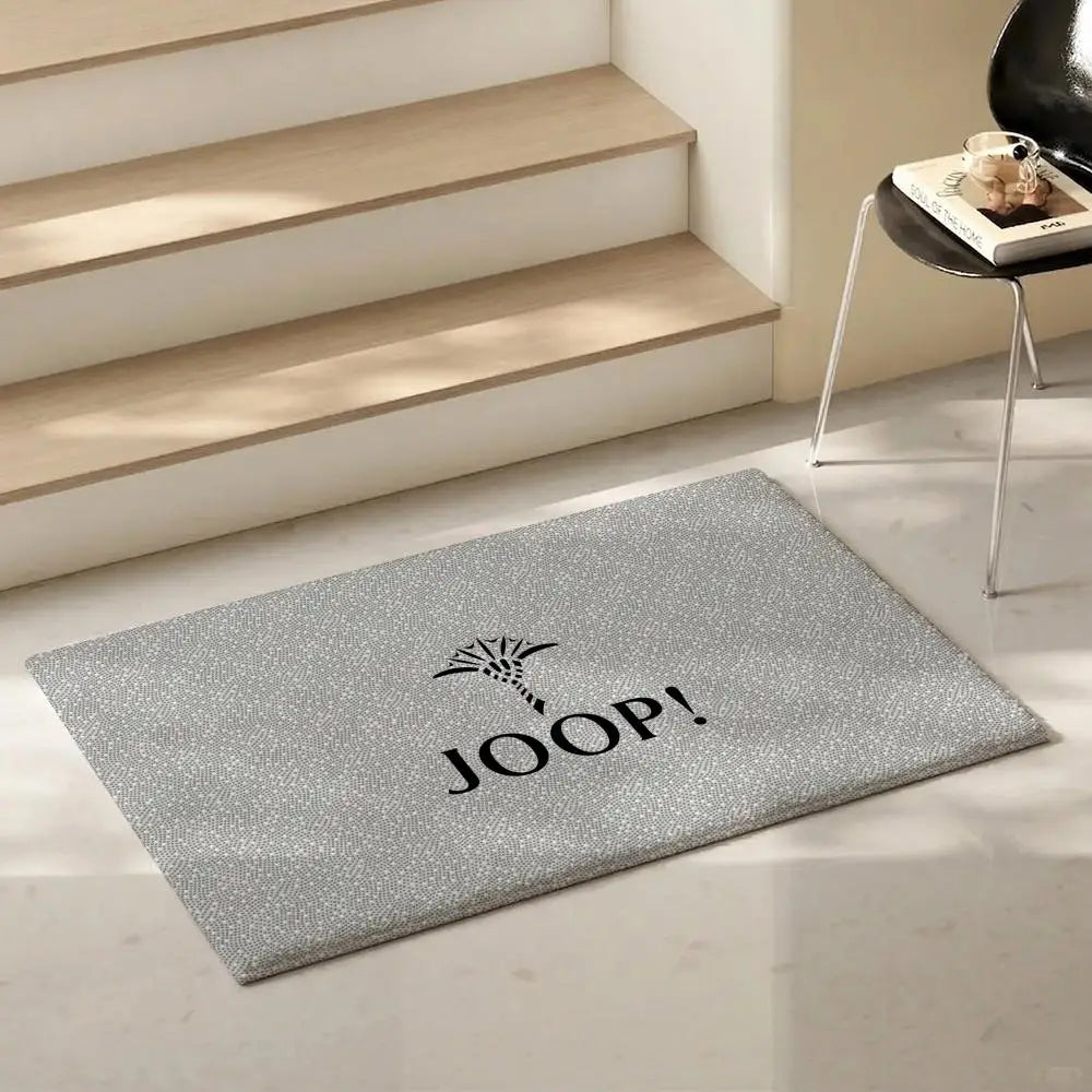 tapis moderne gris clair taches noires résistant décoloration polyester doux solintérieur