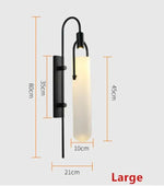 lampe murale moderne transparente noir doré éclairage cuisine salle manger fixée led 10m²
