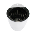pots plante mur blanc noir moderne grille drainage hydroponie automatique