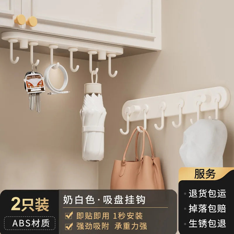porte sacs porte clés mural ventouse moderne rangement sacs parapluies clés usb gris métallisé