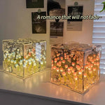 décorations transparentes tulipes opalescentes boîtes clips modernes intérieur saint valentin anniversaire baby shower