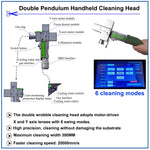 machine nettoyage laser industrielle écran tactile roulettes protections diverse langues