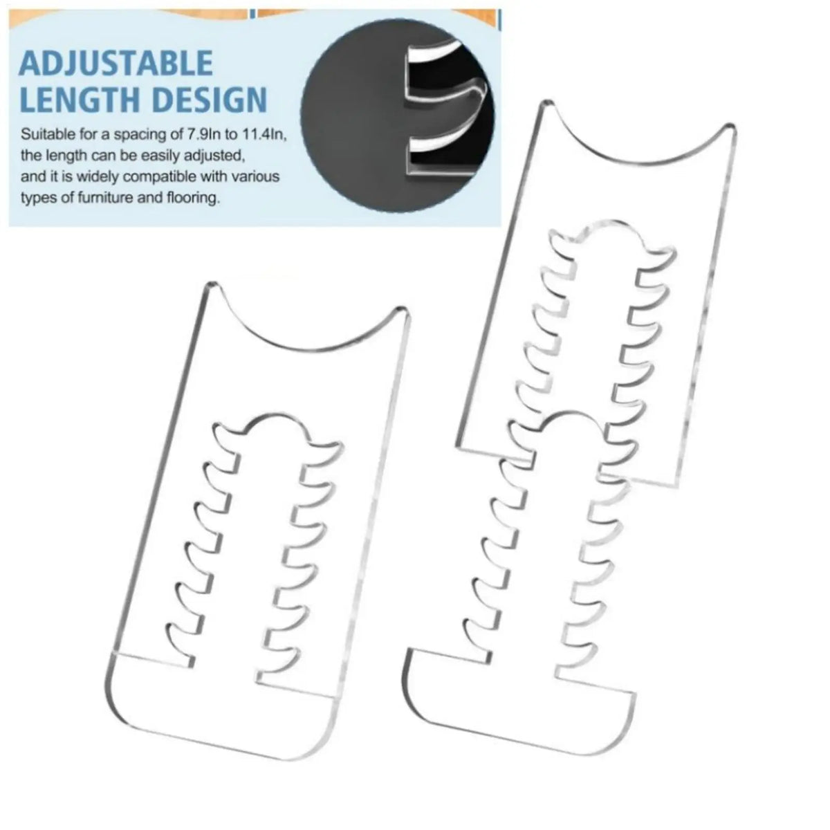 supports chaussures transparents modernes clips anti glissement adultsProtection meubles tapis