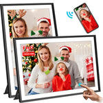 Cadre photo numérique WiFi 15.6 pouces écran tactile noir