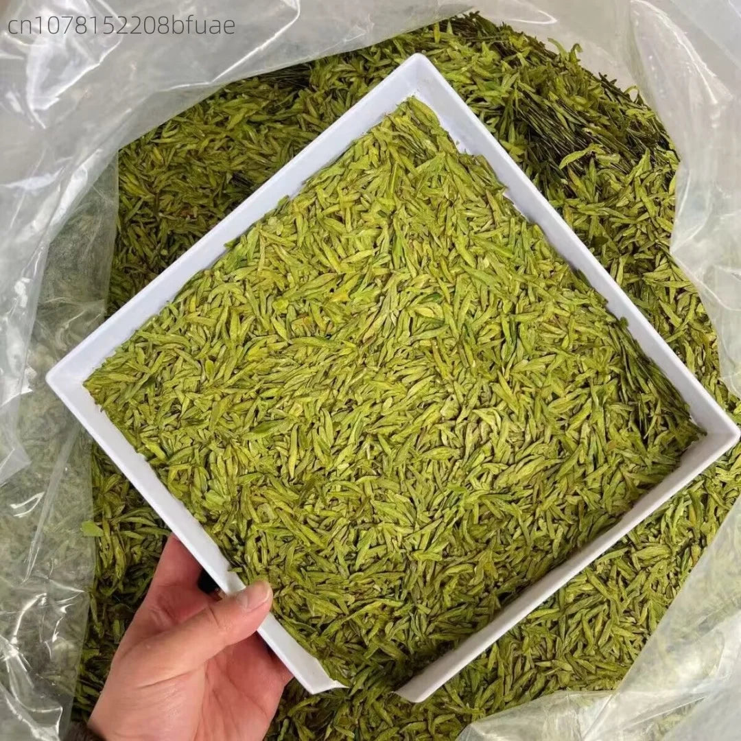 feuilles thé vertes long jing naturelles vrac decoration maison artisanat bougie soapmaking