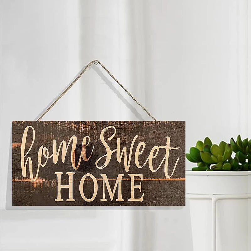 Plaque d'art en bois vintage pour salon