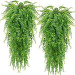 plantes artificielles cascade vert feuilles dentelées décoration naturelle suspensions osierextérieur accrochées 90cm