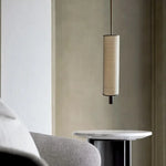 lampe suspendue tissu blanc cassé moderne 176cm haute chaîne métallique opacité