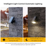 projecteur solaire extérieur led noir lumière blanche ip65 moderne minimaliste adjustableextérieur jardin