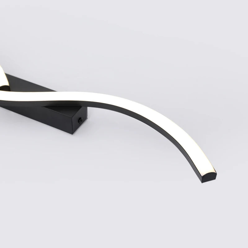lampe led moderne aluminium noir blanc contemporain cuisine salon chambre