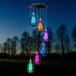 lanterne solaire transparente vintage abs rechargeable soleil couleur noir bleu verte orange rose rouge