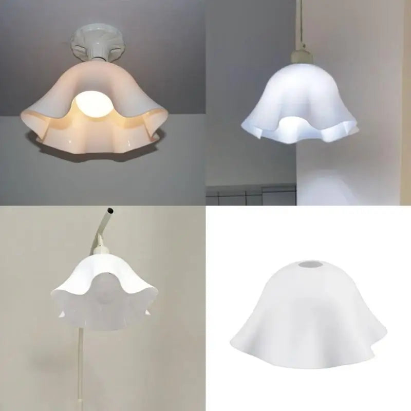 abat jour blanc moderne tringle 215mm 42mm 270mm 140mm 270mm 110mm doux opaque