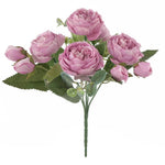 bouquets fleurs artificielles pivoines soie rose clair blanc violet rouge orange romantique extérieur mariage