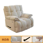 fauteuil relax moderne simili cuir gris orange beige vert ergonomique salon