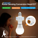 ampoule e27 radar induction blanc moderne support lampe économie energie ab