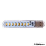 lampe led rechargeable moderne compact adhésif usb tactile 20led blanc rouge vert bleu transparent