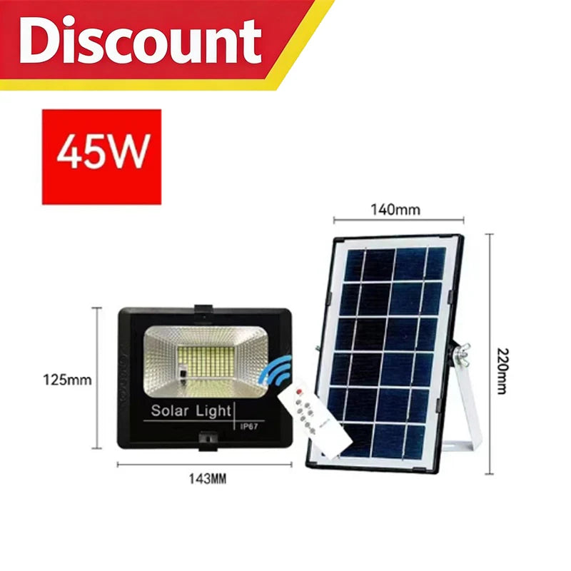 projecteur solaire led moderne ip67 télécommande fixations noir blancextérieur rechargeable autonomephotosensoriel
