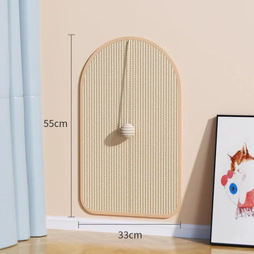 tapis sisal chat horizontal gratter protection mobilier beige clair moderne minimaliste bohème