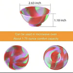 coupelle silicone multicolore rayures moderne rangement herbes tabac cuisine fumer