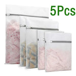 sacs linge réutilisables oxford blanc maille hexagonale moderne fermeture glissière poignée différents