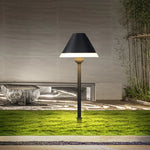 lampe led extérieure étanche moderne noir blanche waterproof ip65 autonome base cale