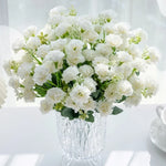 bouquet fleurs artificielles mariage blanc rose violet anniversaire intérieur modernes