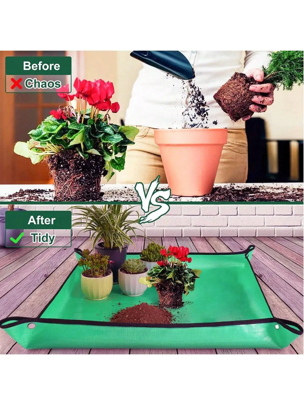 tapis jardinage protection plantes utilitaire vert texturé pots cactus succulentesoutil jardinerie