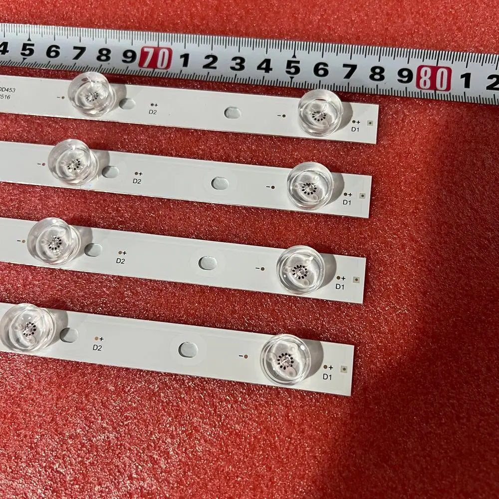bande lumineuse led blanc bleu moderne connecteurs électriques 70mm 80mm