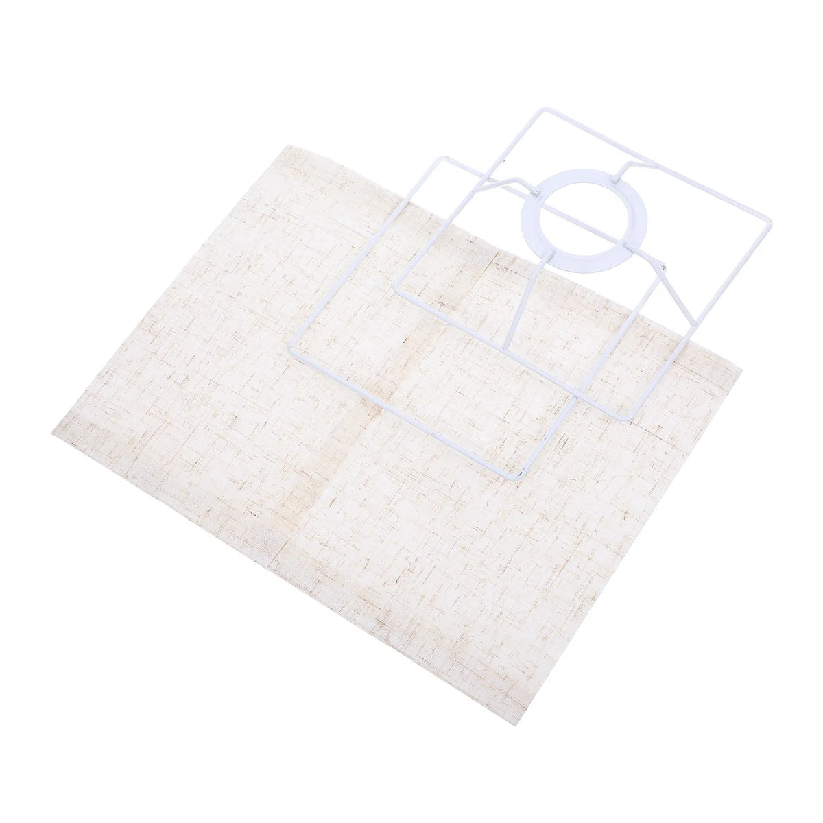 abat jour blanc moderne tissu fin lampe table table lamp shade couverture tissu détachable