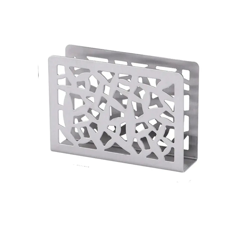 support livre moderne or noir argent grille géométrique acier inoxydable papier blanc