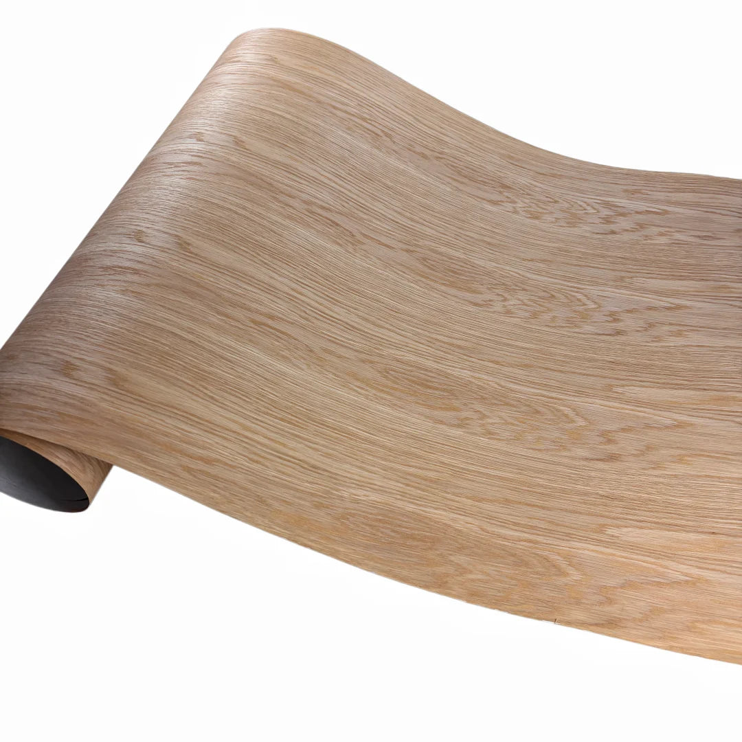 revêtement décoratif bois chêne blanc rouleau 250cm long grain naturel 58cm large intérieur decoration