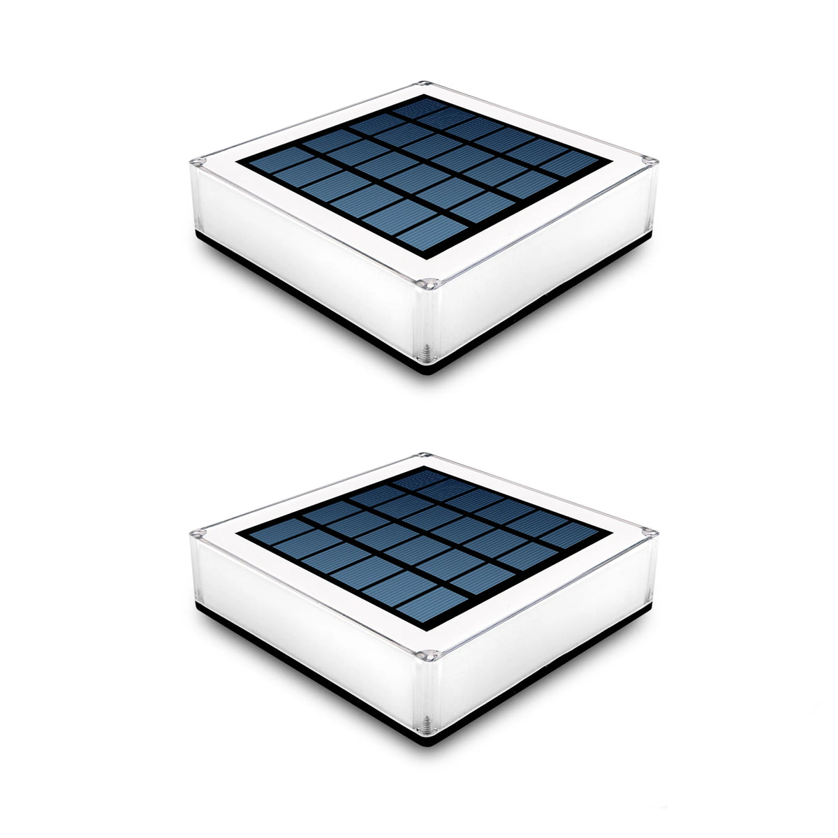 lampe solaire moderne blanc autoinstallation 64 led smd ip65 extérieure jardin porte mur