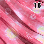 tissu polyester acrylique fleurs motifs floraux classique chinois haute absorption bricolage decoration 50x150cm aramide