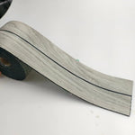 ruban auto adhésif épais 300cm gris clair rayures noires moderne bordure porte fenêtre