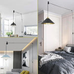 poulie murale industrielle noir bronze roues suspension vis vintage
