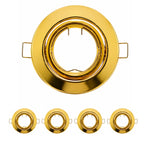 Douilles encastrables or moderne 90mm 70mm halogène led compatibles simple