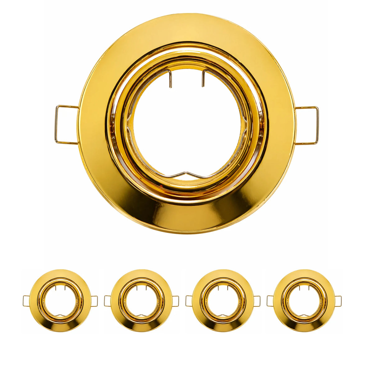 Douilles encastrables or moderne 90mm 70mm halogène led compatibles simple